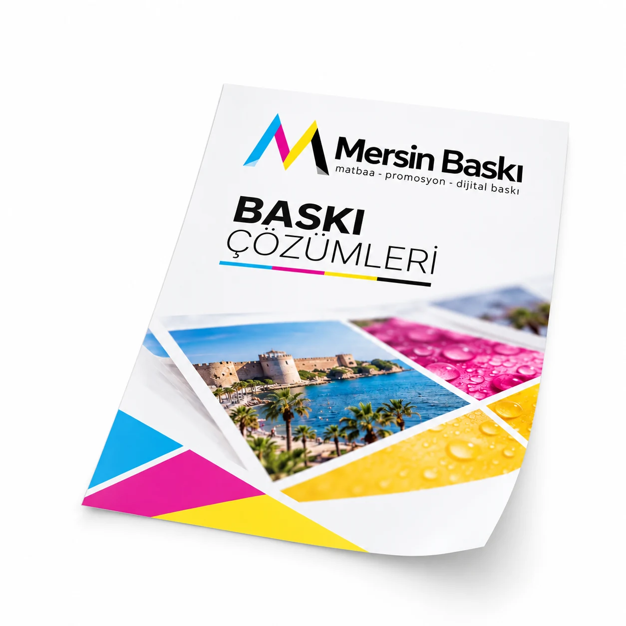 Tek Yön El İlanı – Mersin Baskı logolu broşür ürün görseli