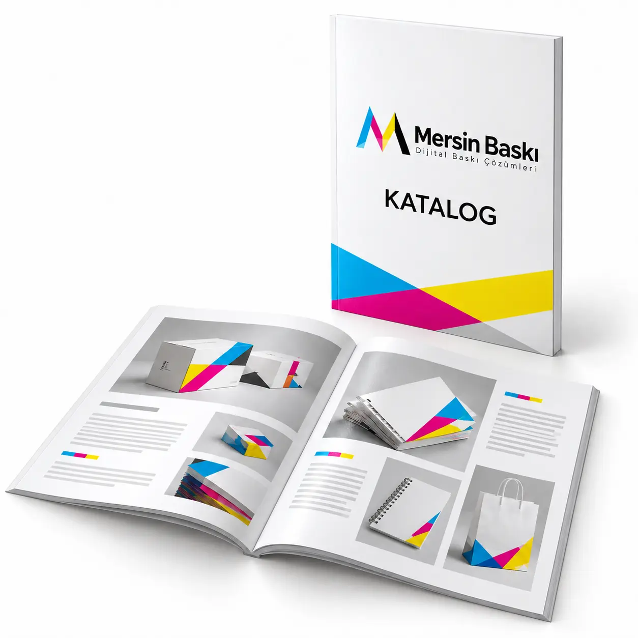 A4 Katalog (Dikey) – Mersin Baskı logolu katalog ürün görseli